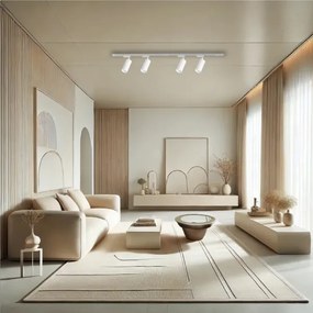 Spot in sistem de șină MICA 4xGU10/10W/230V alb