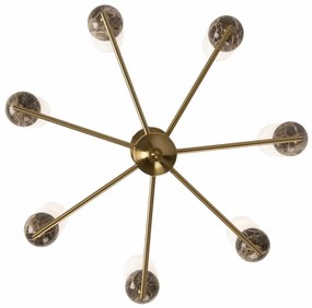 Candelabru modern cu 7 brate Nova Gold