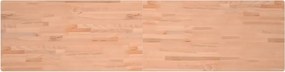 vidaXL Blat de birou, 220x55x2,5 cm, lemn masiv de fag