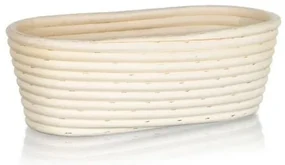 Banquet Coș oval pentru dospire pâine Natural 26 x13 x 9 cm, clasic