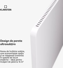 Klarstein Încălzitor cu infraroșu hibrid Wonderbeam | 900 W | 8-16 m² | Design modern | 60x108 cm