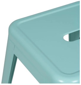 Set de scaune de bar turcoaz 2 buc. din metal (înălțime șezut 76,5 cm) – Ixia