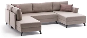 Canapea extensibilă de colț Eris - Cream
