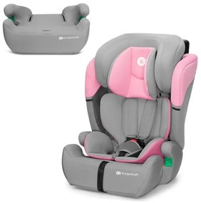 Scaun auto KINDERKRAFT COMFORT UP i-Size (76-150 cm) gri/roz