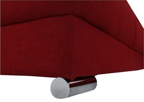Colţar tapiţat, material textil vişiniu, model dreapta, CAILA
