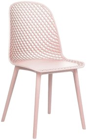Set 4 buc scaun tip bar Erielle (roz). 1078734