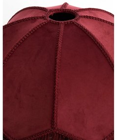 Abajur burgundy ø 35 cm Malacia – Light &amp; Living