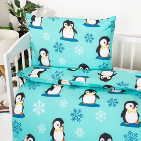 Lenjerie de pat din bumbac pentru copii 4Home Arctic Friends, 100 x 135 cm, 40 x 60 cm, 100 x 135 cm, 40 x 60 cm