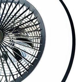 Plafonieră LED cu ventilator OPAL LED/72W/230V + telecomandă