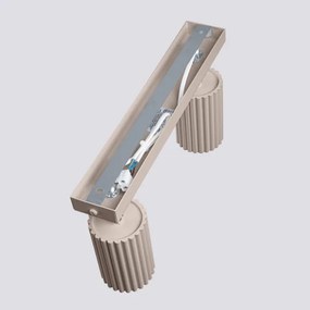 Brilagi - Spot LED CRESTO, 2x GU10, 10W, 230V, taupe