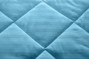 Pilota Alcam damasc, toamna / iarna, bambus, bleu ciel, 180x200 cm