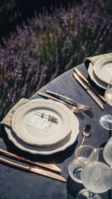 Farfurie Aperitiv Vintage White 21,5cm - Ceramica Premium