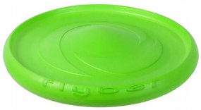 Frisbee pentru caini Flyber 62175, 22 cm, Forma unica, Inofensiv pentru dintii cainilor, Verde