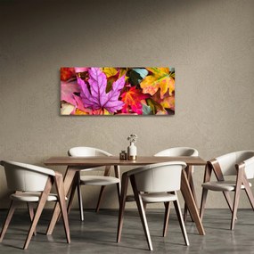 Tablou - frunze de toamnă (120x50 cm)