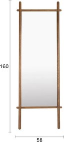 Oglindă de podea 58x160 cm Solene – White Label