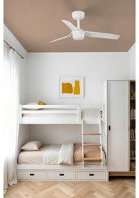 Ventilator LED dimabil FARO 33820WT-1TW MINI PUNT S LED/10W/230V alb d. 90 cm WT + telecomandă