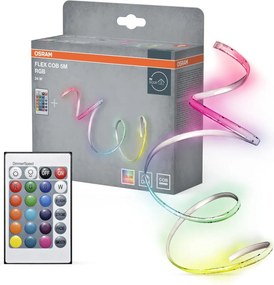 Osram - bandă LED RGB reglabilă FLEX COB 5m LED/24W/230V + telecomandă