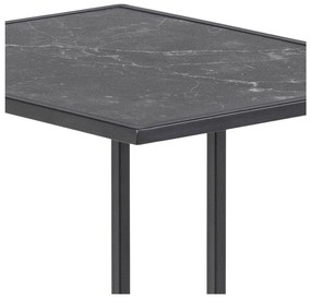 Măsuță auxiliară cu blat cu aspect de marmură 43x35 cm Infinity – Actona