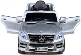 Mașina electrică pentru copii Mercedes-Benz ML350 argintiu metalizat