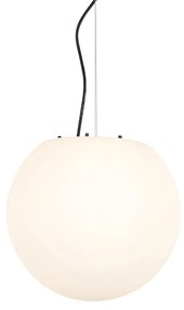 Lampă modernă suspendată pentru exterior alb 35 cm IP65 - Nura