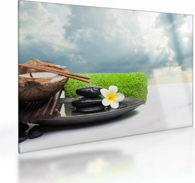 Tablou pe sticlă - Spa and relax (70x50 cm)