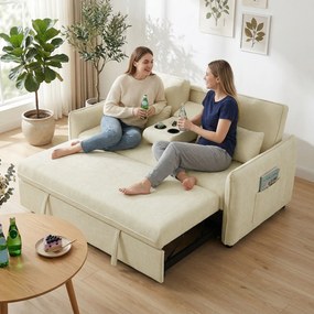 HOMCOM 2 colțar extensibil saltea pregătit transformabil | Aosom Romania