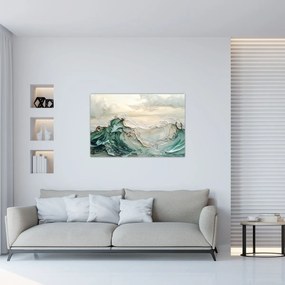 Tablou - Abstracție Marină 3D (90x60 cm)