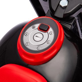 AIYAPLAY Moto portdră pentru copii moto draisienne cu muzică și bule, roti late pentru copii de 2-5 ani 80 x 35,5 x 42 cm negru | Aosom Romania