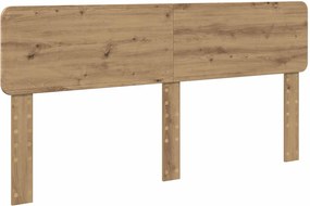 vidaXL Tăblie cap Stejar Artizanal 200 cm Lemn compozit