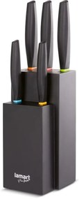 Lamart LT2158 set de cuțite în bloc Color, 5bucăți