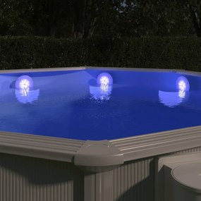 Lampă led plutitoare de piscină, cu telecomandă, multicolor