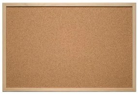Tablă de plută Eurosupplies 90 x 60 cm, maro