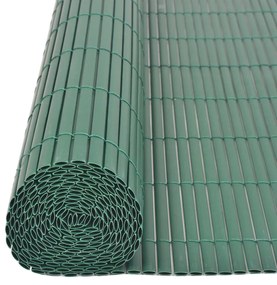 Gard de gradina cu doua fete, verde, 90 x 500 cm, PVC 1, Verde, 90 x 500 cm