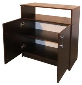 Comoda Soft 2 usi, wenge, 75 x 87 x 39 cm