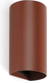 Aplica perete aluminiu terracotta, 2xGU10, SOLE round