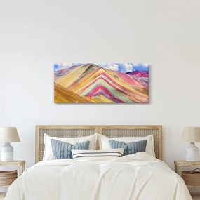 Tablou - Muntele Curcubeu, Peru (120x50 cm)