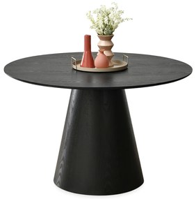 Masă de sufragerie Otava Stol (lemn negru + negru). 1111761