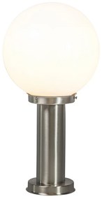 Lampă de stradă exterioară inteligentă din oțel inoxidabil 50 cm cu Wi-Fi A60 - Sfera