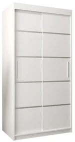 Dulap de haine 120 cm Verika 1 120 (alb). 1063690