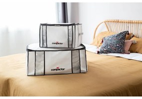 Cutie de depozitare pentru haine din material textil cu vacuum/cu pereți întăriți 42x25x25 cm Life – Compactor