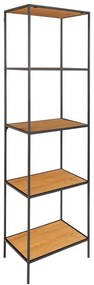 Bibliotecă cu aspect de lemn de stejar 51x170 cm Vita – House Nordic
