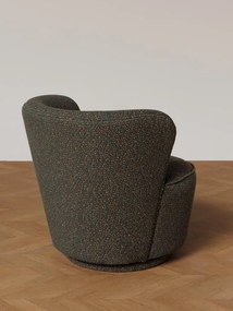 Fotoliu pivotant, kaki, stofa, Kiwi
