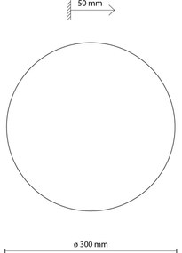 Aplică LUNA 3xG9/8W/230V d. 30 cm bej