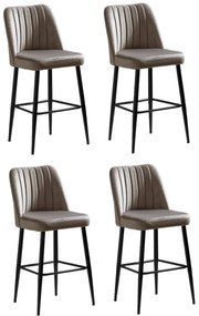 Set de scaune de bar Vento Cappuccino, 4 buc., 4 buc