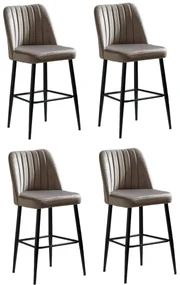 Set de scaune de bar Vento Cappuccino, 4 buc., 4 buc