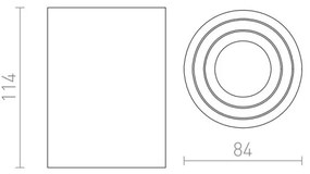 Spot MOMA 1xGU10/35W/230V alb RED-Design Rendl-R12044