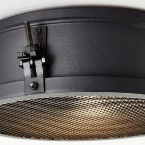 Brilliant - Plafonieră ZOIS 1xE27/60W/230V, diametru 30 cm, neagră