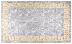 vidaXL Covor lavabil, gri, 120x180 cm, antiderapant