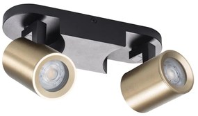 Spot Kanlux 38961 LAURIN 2xGU10/10W/230V alamă/negru