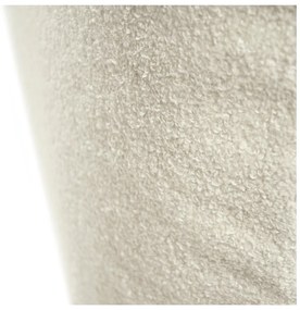 Fotoliu bean bag crem cu tapițerie din țesătură bouclé Sofa Lounge – SLOWDOWN